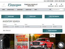 Tablet Screenshot of finneganautogroup.com